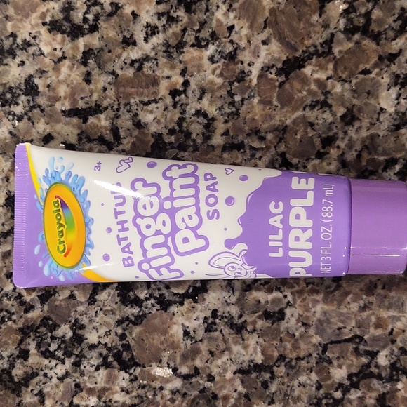 Crayola Toys Crayola Bathtub Finger Paint Soap Lilac Purple New 3